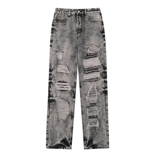 destroy distressed ripped denim jean pants new fashion biker jeans streetwear slim pants jogger y2k mens jeans skinny jeans men unique joggers style 2435