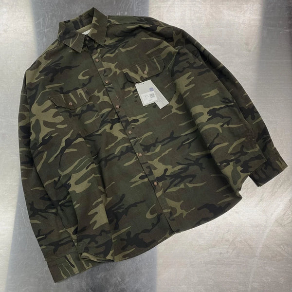 Oversized vintage graffiti quilted windbreaker fleece