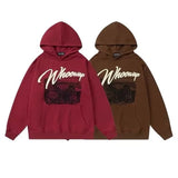 Autumn Goth Graphic Printing Hoody Man Streetwear Hip Hop Clothes Casu