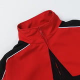 techwear zip bomber, urban fashion, for men, fall streetwear outfit, oversized style, layered fashion, modern aesthetic, graphic detail