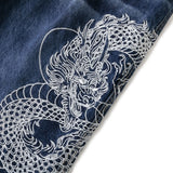 mens black baggy jeans dragon embroidered straight jeans streetwear hip hop loose trousers male luxury designer denim pants vintage washed jeans
