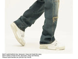 american high street trendy men and women trendy personalized straight tube washed jeans couple loose retro casual pants y2k unique jeans style 14