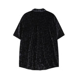 Harajuku Vintage t-shirt – Velvet Leopard Short Sleeve T Shirt Short Sets Summer Mens H