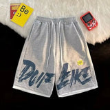 2024 mens casual shorts hip hop streetwear male gyms loose short pants joggers streetwear pants korean fashion men shorts unique joggers style 1919