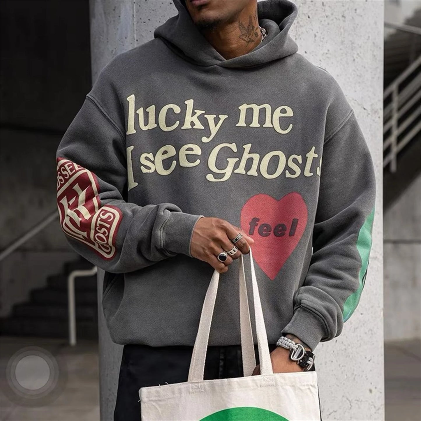 Harajuku Tee – Cpfm Kanye 1 1 Correct High Version Letter Heart Print – Streetwear Fashion for Men & Women