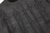 Sadcore Vintage print – Men Street T Shirts Artistic Logo Design Suede Short Sleeves