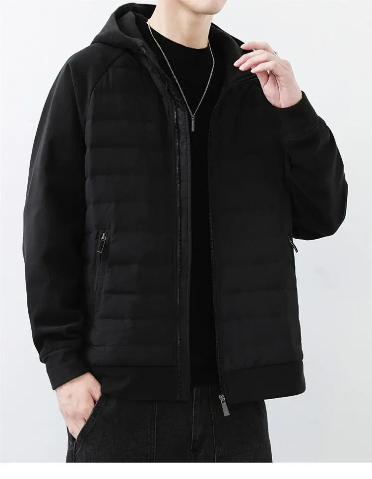 double-layered streetwear hoodie, 2025 trend piece - oversized graphic apparel for edgy looks