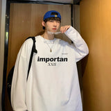 Y2k Chrome print – Autumn Importan Letter Printed T Shirt For Men High Street