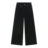 mens vintage blue baggy jeans male black loose straight denim pants y2k casual jeans trousers denim street jeans