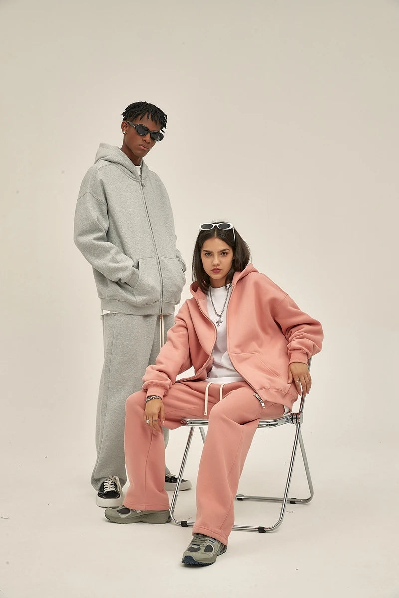 glitchcore chrome print featuring oversized zip up hoodies kanye autumn and winter double zippered men cardigan hoody streetwear hooded casual female sweatshirt