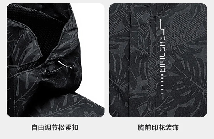 Waterproof Mens Mountaineering Jacket Casual Lightweight 2024 Autumn A