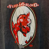 Skatercore Top – Saint T Shirt Men Woman 2024Ss High Quality Wash Black Skull – Urban Streetwear for Men & Women