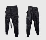 men side pocket cargo harem pants elastic waist trouser streetwear hip hop loose fit ankle drawstring military sweatpant jogger unique joggers style 2776