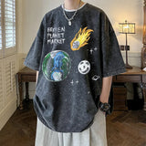 Y2K Graphic Tee – Newest Saint T Shirts Letter Pattern Tops Tee Men Woman Spri – Urban Streetwear for Men & Women