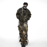 retro baseball bomber, cold season style, for men, fall streetwear outfit, oversized style, layered fashion, modern aesthetic
