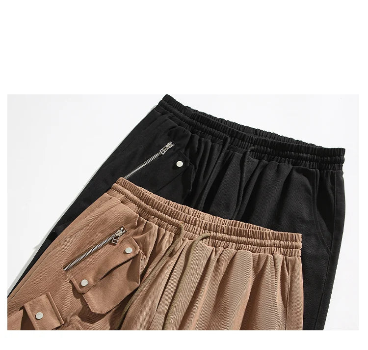men streetwear fashion loose casual wide leg techwear cargo pants track trousers women harem trousers joggers sweatpants unique joggers style 947
