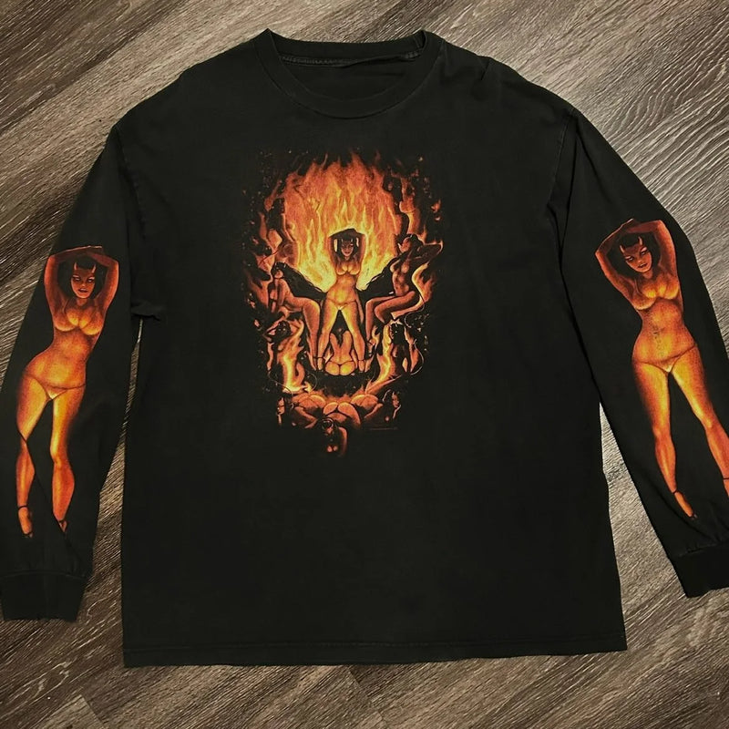 Oversized Vapor Tee – Static Emoji Glitch Graphic Aesthetic