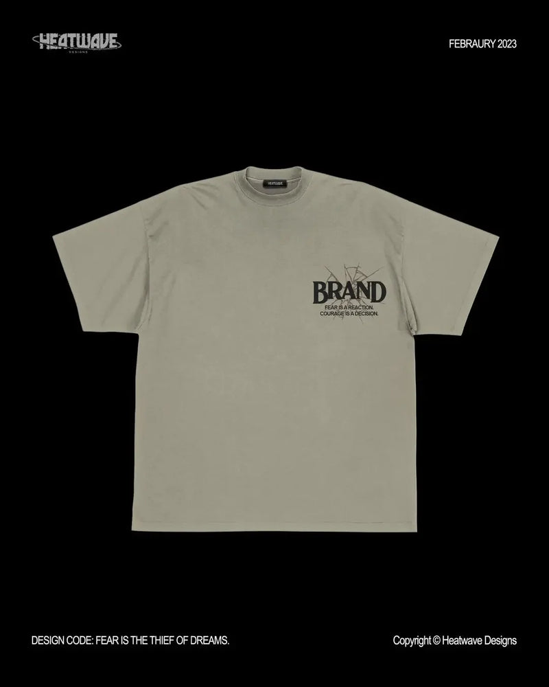 Skatecore Streetwear Tee – Tag Font Graphic with Flame Accent