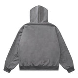 mens hip hop hoodie jacket fashion skull printed single button hooded suede sweashirts harajuku casual punk streetwear hoodie - variant style d4c037 for streetwear fashion
