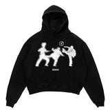Y2K Womens Top Hoodies Sweatshirt Pullover Oversized Streetwear Vintag
