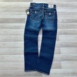 true faith embroidered jeans vintage street gothic loose casual denim hip hop red trousers couples baggy pants y2k clothes unique jeans style 4086