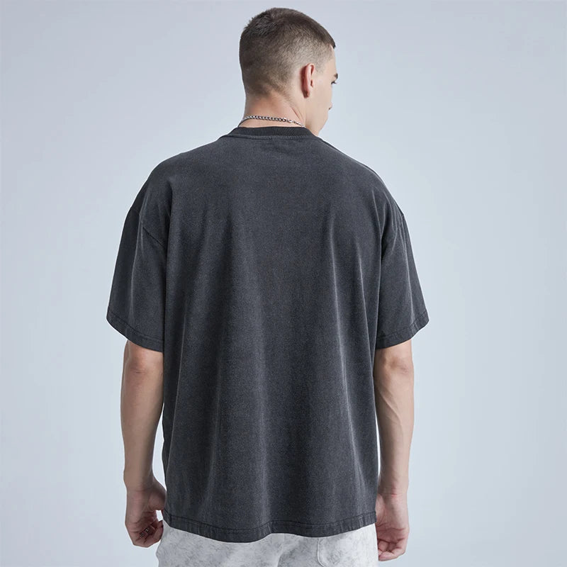 Trapwear Shirt – Rainbowtouches Washed Mens New T Shirt Vintage Unisex – Urban Streetwear for Men & Women