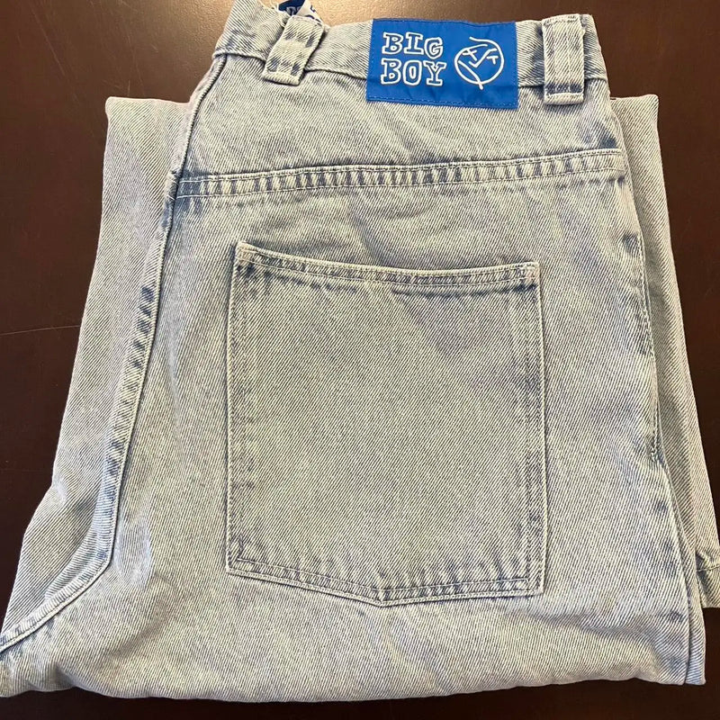 vintage big boy embroidery denim shorts hot sell men y2k basketball skate harajuku men streetwear baggy jeans men clothing denim street jeans