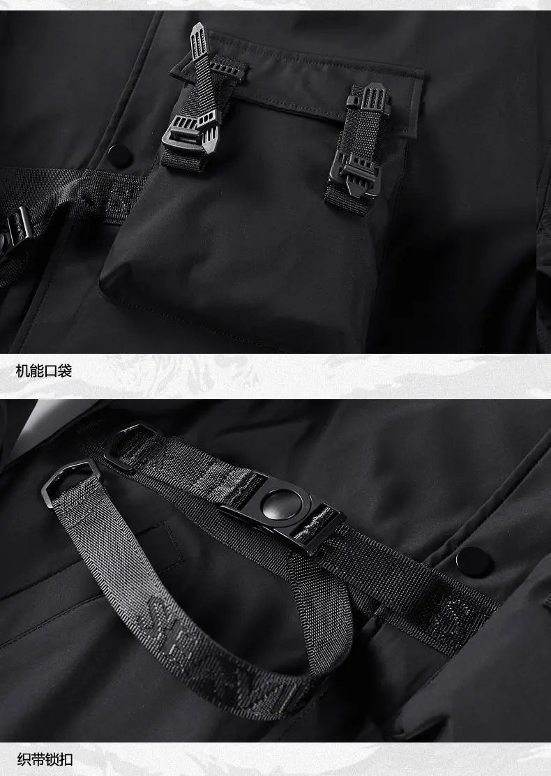 Hot selling skull embroidery men jacket motorcycle clothes Baseball uniform handsome outdoor harajuku streetwear 2023 new tops