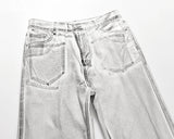 harajuku men women baggy jeans pants solid color washed loose casual denim trousers oversized high street loose cargos unique cargo style 856