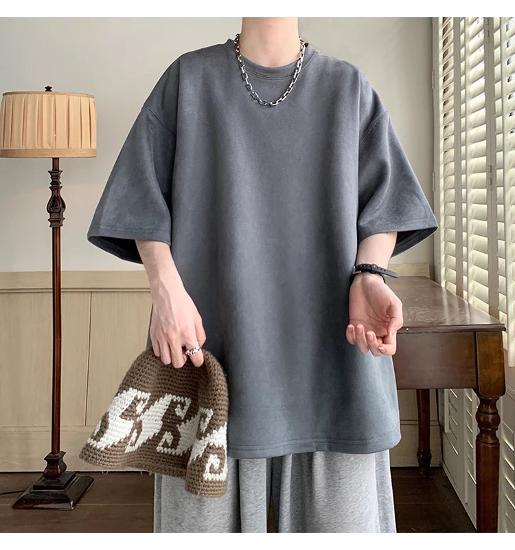 Gothic Broken heart – Summer Short Sleeved T Shirt Men Oversized Casual Round Neck
