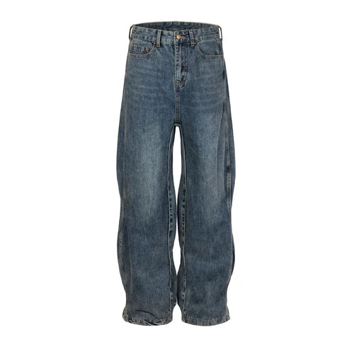 men high street twisted wave pants casual harajuku retro washed zipper straight trouser hip hop fashion streetwear baggy joggers unique joggers style 2888