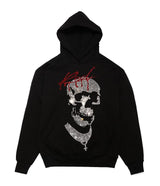 y2k vintage pullover hoodie long sleeve sweatshirt high street hip hop punk hot rhinestone glittery oversize clothes go school