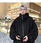White Cardigan Sweatshirt Men 2024 Spring And Autumn New Style High En