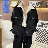 New Spring And Autumn Korean Style Trendy Jacket Three Piece Set For M