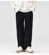 corduroy pants mens fashion loose casual straight large size wide leg baggy trousers office man commuter business corduroy pant unique default style 2182