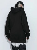 trapwear tribal flames featuring rainbowtouches hoodie men high street retro letter printing pattern hip hop harajuku women loose coat unisex superior quality