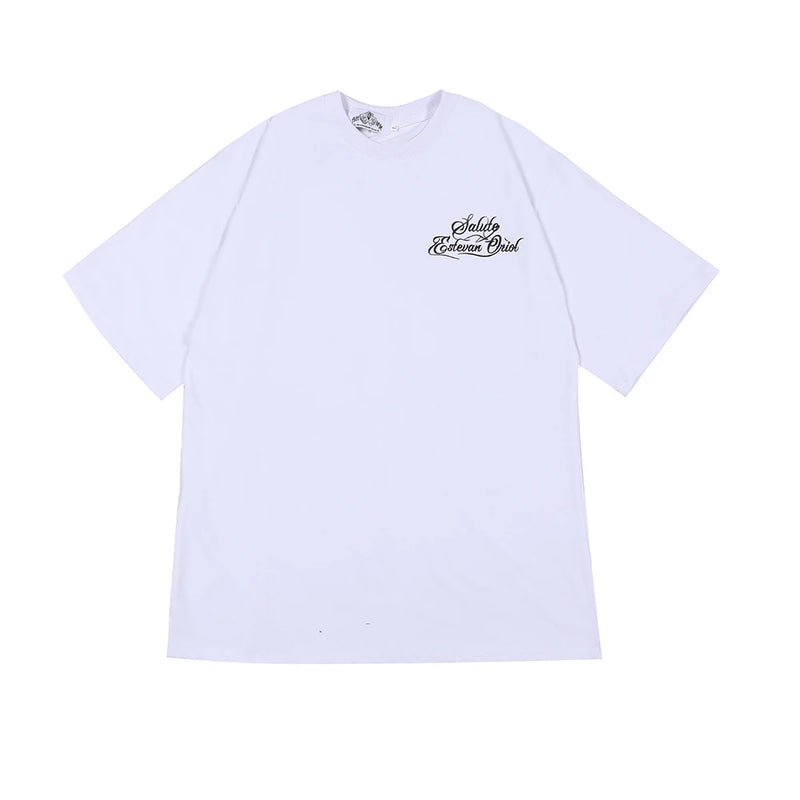 Y2k Vintage print – Hands Finger Cross Print White Black Summer Y2K Tshirts For