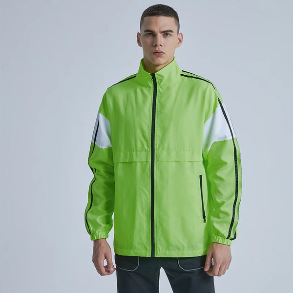 Jacket color puffer rainbowtouches jogging quilted