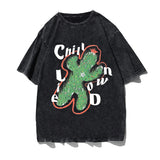 Vaporwave Oversized shirt – Skull Letter Print Gothic Tshirt Punk Streetwear T Shirts Lo
