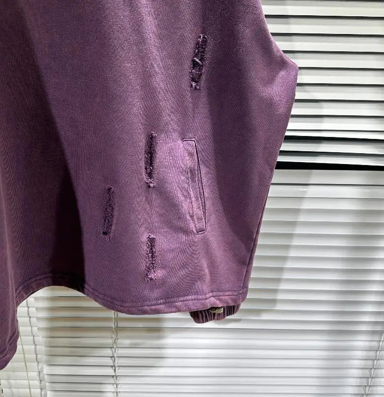 New Luxury 2023 Thug Club Washed Ripped Pullover Hoodies Hoody Hooded