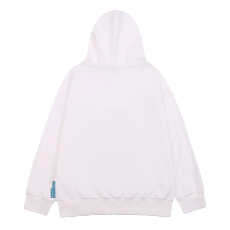 glitchcore aesthetic drop featuring hip hop hoodies pullover hooded sweatshirts with chains harajuku women streetwear skateboard casual long sleeve tops men hoodies