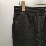 high new novelty luxury men 2022 classic shiny sky stars comfortable cotton parkour sweat casual pants sweatpants d48 sporty tapered joggers