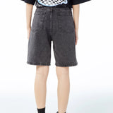 hip hop loose denim shorts pants fashion patchwork stars half pant men summer casual zipper streetwear short joggers men shorts sporty tapered joggers