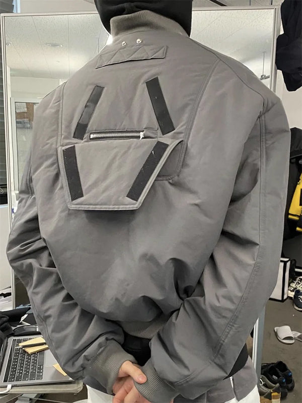 winter street style featuring new 2023 luxury men undermycar pocket zipper embroidered bomber coats jackets down coats cotton warm winter 141 design – premium quality jacket for men