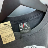 Skatercore Top – Saint T Shirt Men Woman 2024Ss High Quality Wash Black Skull – Urban Streetwear for Men & Women