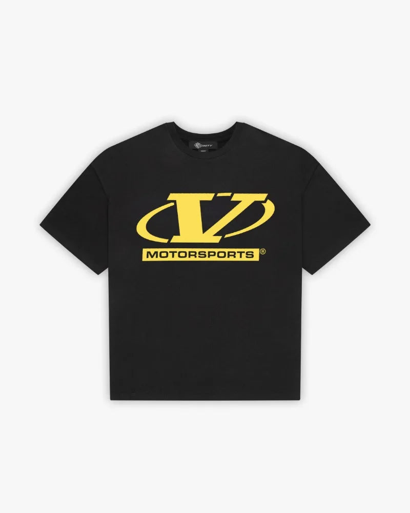 Trapwear Graphic tee – European And American New Racing Letter Printed Oversized Sh