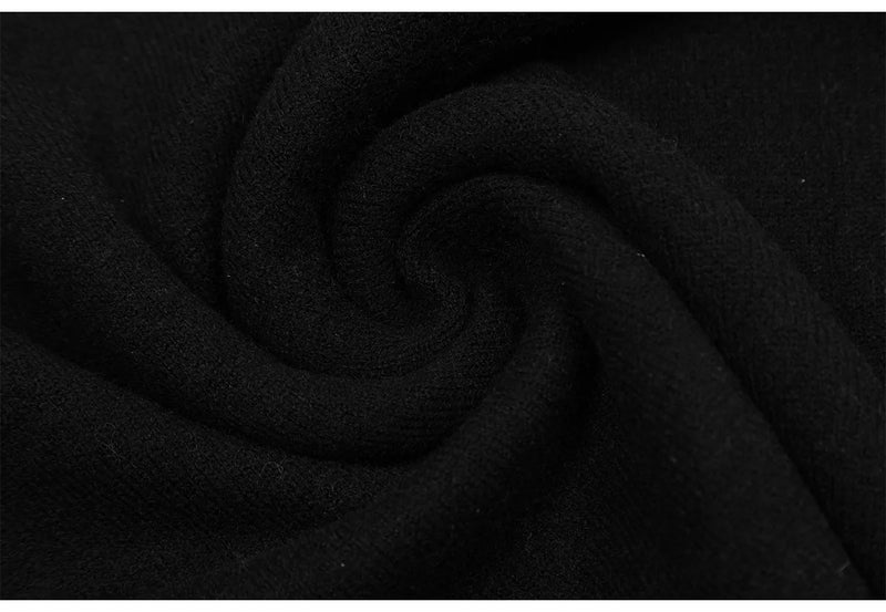 techwear street knit hoodie with oversized flame detail for urban fall winter outfits, street fashion menswear trend for seas