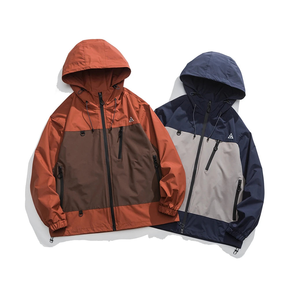 Nan hooded minimalist urban vintage zip-up
