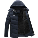 menswear fashion piece featuring rainbowtouches parka men coats winter jacket thicken hooded waterproof outwear warm coat fathers clothing casual mens overcoat design – premium quality jacket for men