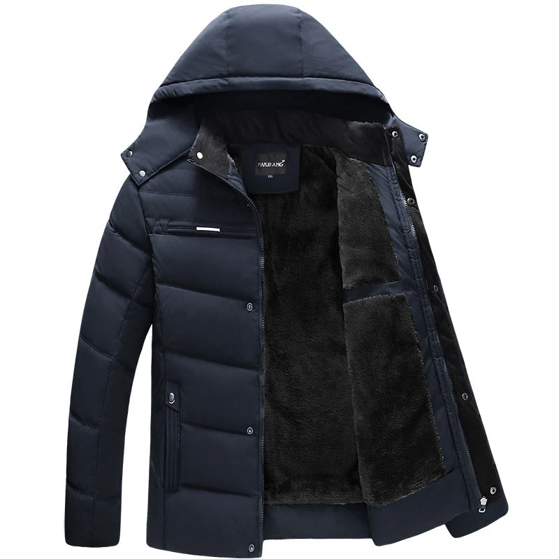 menswear fashion piece featuring rainbowtouches parka men coats winter jacket thicken hooded waterproof outwear warm coat fathers clothing casual mens overcoat design – premium quality jacket for men